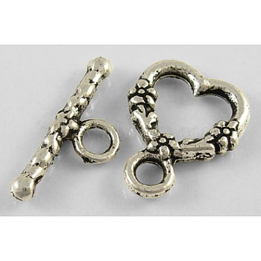 21mm Antique Silver Alloy Toggle and Tbars