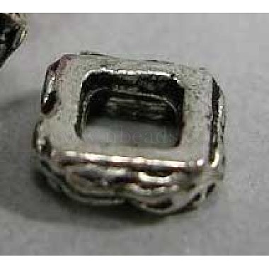 Antique Silver Square Alloy Links