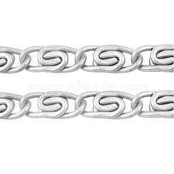 Lumachina Iron Chains, Unwelded, Platinum Color, with Spool, link: 5mm wide, 11.5mm long, about 164.04 Feet(50m)/roll(CHM005Y-N)