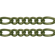 Iron Handmade Chains Figaro Chains Mother-Son Chains, Unwelded, Antique Bronze Color, with Spool, Mother link: 4x8mm, Son link: 3.5x4.5mm, 0.8mm thick, about 328.08 Feet(100m)/roll(CHSM038Y-AB)