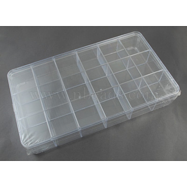 Clear Box Plastic Beads Containers