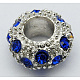 Alloy Rhinestone European Beads(CPDL-H998-16)-1