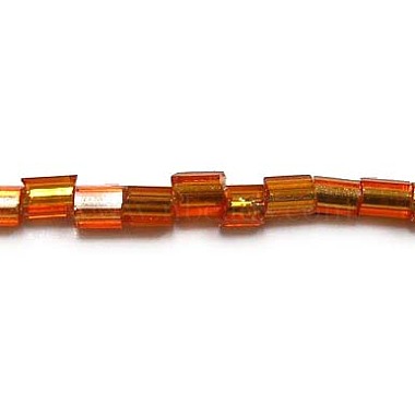 2mm DarkOrange Glass Beads
