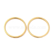 Ion Plating(IP) 304 Stainless Steel Plain Band Rings, Golden, Inner Diameter: 18mm(RJEW-I101-01C-G)