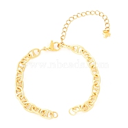 Bracelet Makings, with Brass Mariner Link Chains, 304 Stainless Steel Lobster Claw Clasps & Open Jump Rings, Real 18K Gold Plated, 5-7/8 inch(15cm)(AJEW-JB01082)