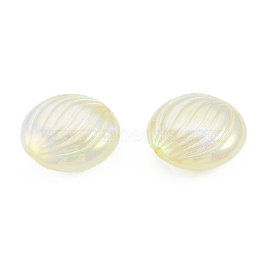 Rainbow Iridescent Plating Acrylic Beads(OACR-N010-068)-4