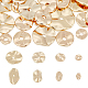 Elite 40pcs 4 styles Brass Spacer Beads(KK-PH0010-35)-1