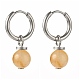 Natürliche Topas-Jade-Perlen-Ohrringe für Mädchen-Frauen-Geschenk(EJEW-JE04607-04)-1