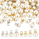 80Pcs 8 Style ABS Plastic Imitation Pearl Pendants(FIND-AR0004-15)-1