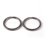 Tarnish Resistant 304 Stainless Steel Split Key Rings, Stainless Steel Color, 30x2.8mm, Wire: 2.4mm(STAS-L176-21)