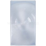 Fresnel Magnifying Glass With Acrylic Lens, Clear, 30.3x17x0.15cm, 1pc(DIY-SP0004-51A)