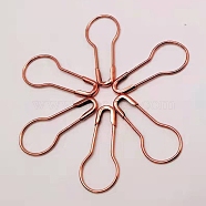 Iron Safety Pins, Calabash/Gourd Pin, Bulb Pin, Sewing Tool, Light Salmon, 22x10x1.5mm, about 1000pcs/bag(PW22062876303)
