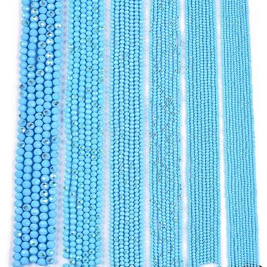 Electroplate Opaque Solid Color Glass Beads Strands(EGLA-A044-P3mm-L08)-2