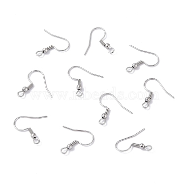 316 Surgical Stainless Steel Earring Hooks(STAS-E009-1)-2