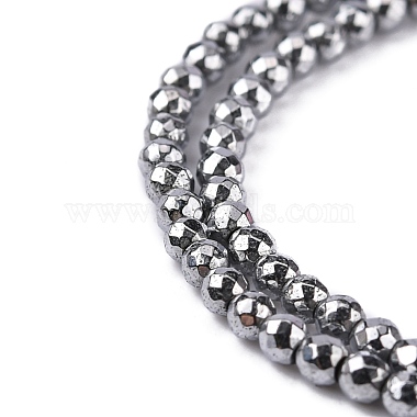 Non-Magnetic Synthetic Hematite Beads Strands(G-G093-2mm)-2