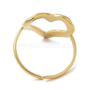 304 Stainless Steel Open Cuff Rings(RJEW-Q780-05G)-3