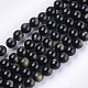 Natural Golden Sheen Obsidian Beads Strands(X-G-S333-8mm-025)-1