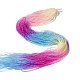 Transparent Gradient Color Glass Beads Strands(GLAA-H021-01A-19)-1