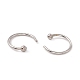 C-Shaped 304 Stainless Steel Ear Cuff Findings(X-STAS-G266-17B-P)-3