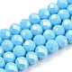 perles en verre plaquent brins(X-EGLA-A034-P8mm-A06)-1