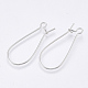 Iron Hoop Earring Findings(IFIN-T007-12P-NF)-2