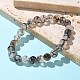 Natural Dragon Veins Agate Beaded Stretch Bracelets(BJEW-Q692-02C)-4