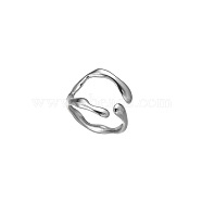 DIY fashionable stainless steel ring with non fading color, female niche high-end light luxury tagram style(YR5292-10)