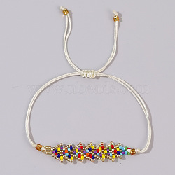Bohemian Style Handmade Rainbow Arrow Bracelet for Women(CK5795-9)