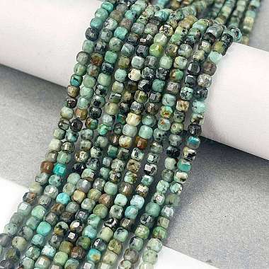 Natural African Turquoise(Jasper) Beads Strands(G-A02-03)-2