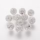 Polymer Clay Rhinestone Beads(X-RB-K050-8mm-C31)-1