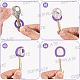 64Pcs PVC Plastic Nonslip Waterproof Reusable Key Sleeve(AJEW-SP0002-72B)-4