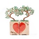 Corazón dinero árbol natural verde natural aventurina bonsai exhibir decoraciones(DJEW-G027-16RG-04)-1