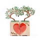 Heart Money Tree Natural Natural Green Aventurine Bonsai Display Decorations(DJEW-G027-16RG-04)-1