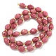 rhodonite naturelles brins de perles(G-N342-38)-3