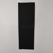 Self-adhesive Felt Fabric, DIY Crafts, Black, 300x15x0.5cm(FIND-WH0428-05A-01)