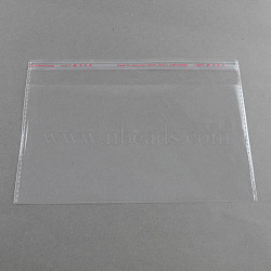 OPP Cellophane Bags, Rectangle, Clear, 14x20cm, Unilateral thickness: 0.035mm, Inner measure: 11x20cm
(X-OPC-S015-01)