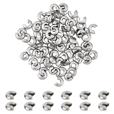 Stainless Steel Color Stainless Steel Crimp Bead Cover