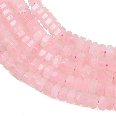 Natural Rose Quartz Beads Strands(G-G317-A20-3X6MM)-5