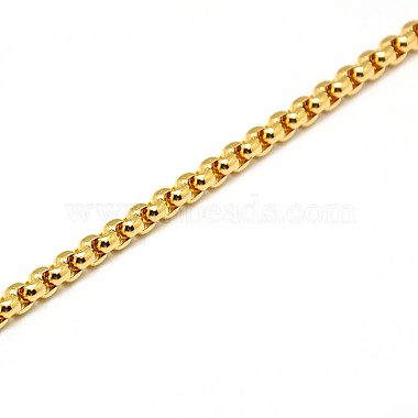 304 Stainless Steel Venetian Chain Necklace Making(X-STAS-A028-N031G)-2