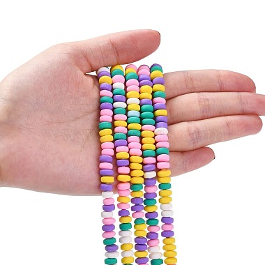 Handmade Polymer Clay Beads Strands(X-CLAY-N008-008L)-6