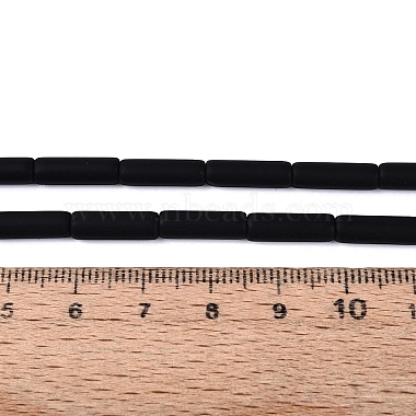brins de perles de verre opaques givr&eacute;es(X-GLAA-N070-01A-D01)-4
