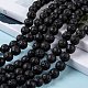 Natural Lava Rock Stone Bead Strands(X-G-R193-18-8mm)-1