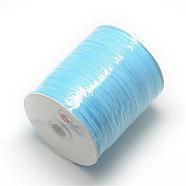 Organza Ribbon, Sky Blue, 1/4 inch(6mm), 500yards/Roll(457.2m/Roll)(RS6mmY-065)
