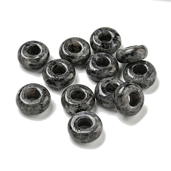 Natural Larvikite Beads, Rondelle, 10x4.5mm, Hole: 3.5mm(G-Q173-03A-15)