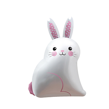 Animal Theme Aluminum Balloon, for Party Festival Home Decorations, Rabbit Pattern, 550x400mm