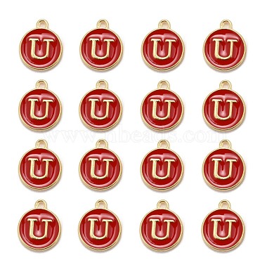 Golden Plated Alloy Enamel Charms(ENAM-S118-03U)-2