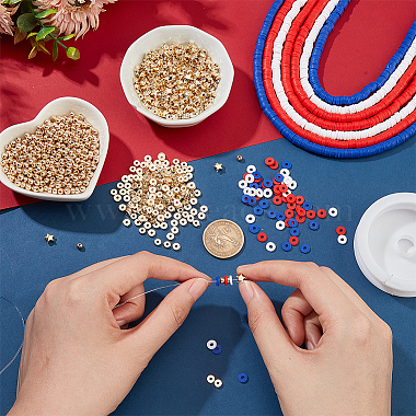 DIY Independence Day Bracelet Making Kit(DIY-NB0008-49)-3