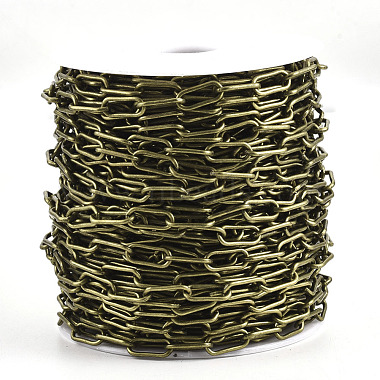 Unwelded Iron Paperclip Chains(CH-S125-09B-AB)-3