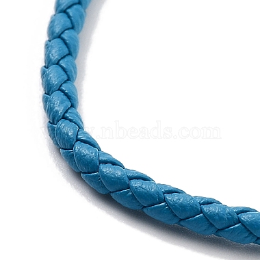 Braided Round Imitation Leather Bracelets Making(BJEW-H610-01P-13)-3