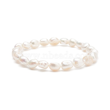 Floral White Pearl Bracelets
